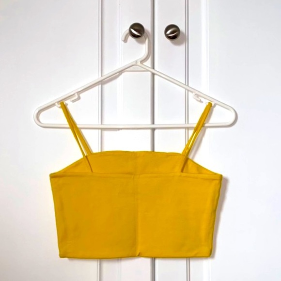Yellow STÜSSY crop top - Picture 2 of 2